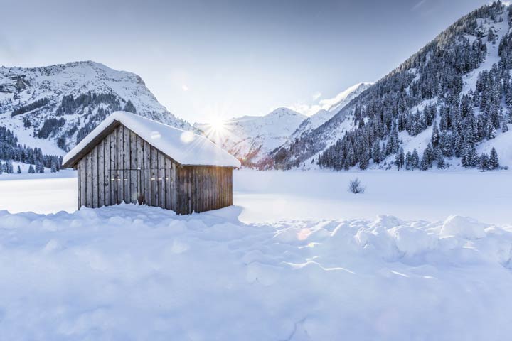 Gewicht von Schnee