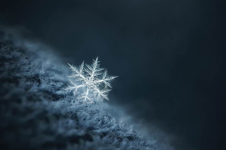 Schneeflocken sind hochkomplexe Gebilde