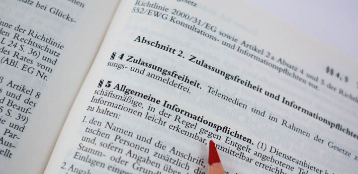 Telemediengesetz - Impressum