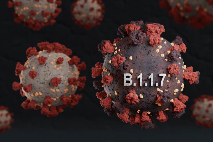 Britische Variante: B.1.1.7