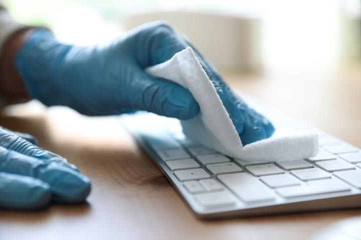 Tastatur reinigen