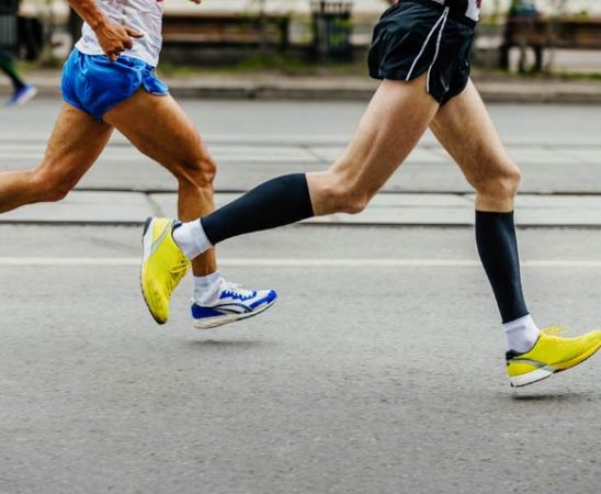 Kompressionsstrümpfe beim Sport