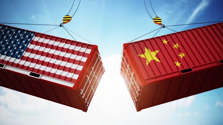 Handel zwischen China und den USA