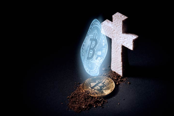 Droht nun das Todeskreuz für Kryptowährungen?