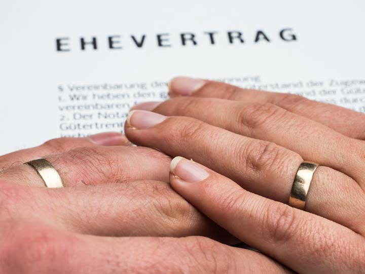 Sinn eines Ehevertrages