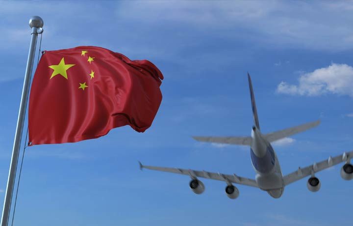 China verschenkt Flugtickets