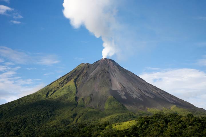 Viele aktive Vulkane weltweit
