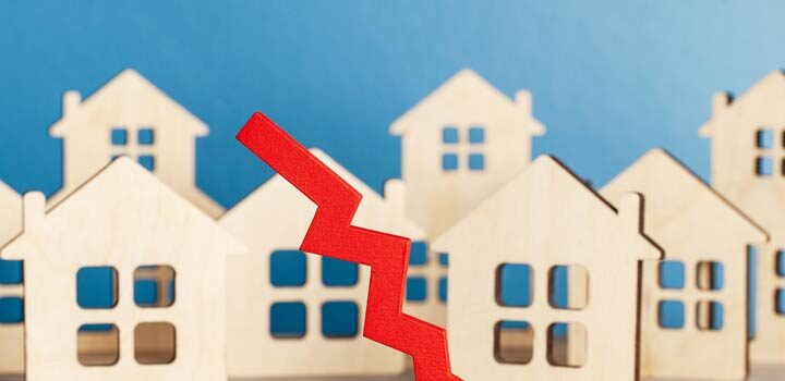 Immobilienpreise fallen stetig