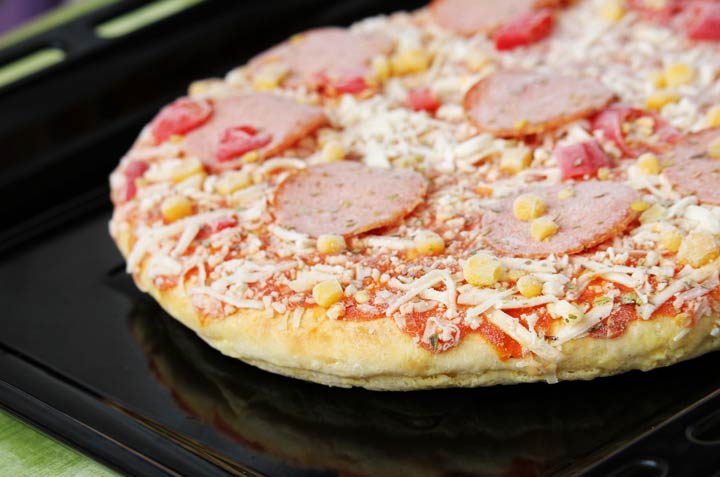 Pizza aus der Tiefkühltruhe