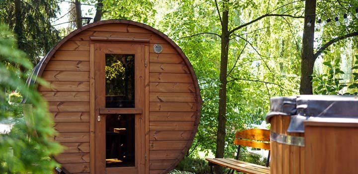 Inbetriebnahme der eigenen Gartensauna