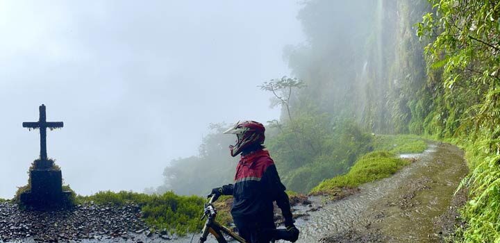 Die Death-Road in Bolivien mit dem Mountainbike
