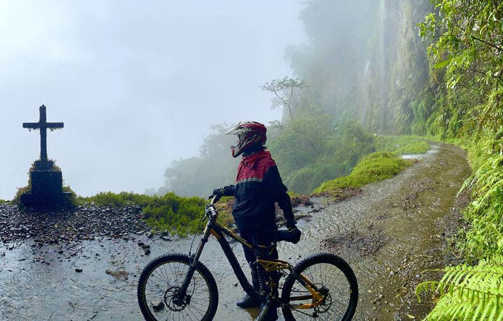Die Death-Road in Bolivien mit dem Mountainbike