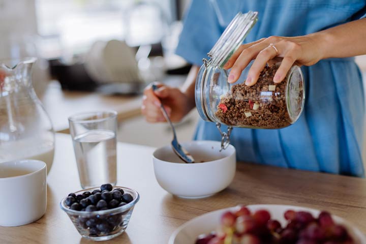 Gesundes Frühstück genießen