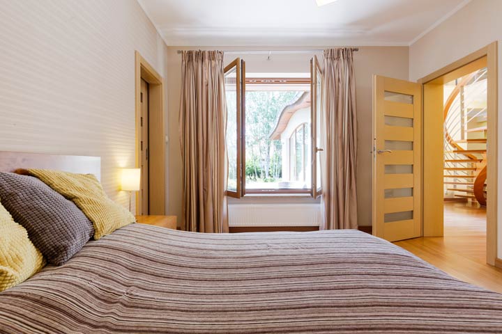 Bessere Schlafqualität in einem kühlen Schlafzimmer