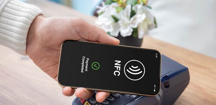 Kontaktlos per NFC: Mit dem Smartphone bezahlen