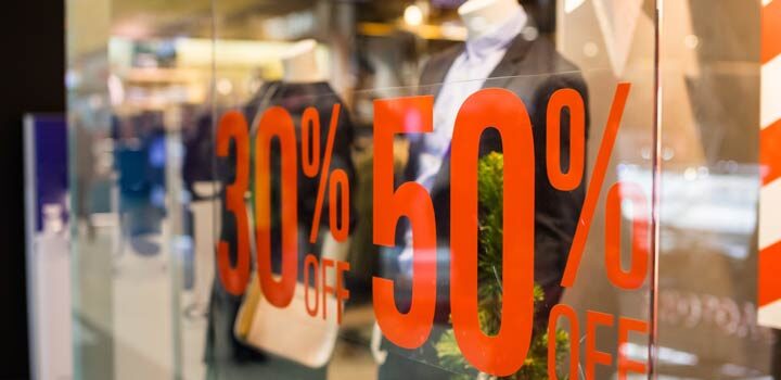 Händler mit Rabatten