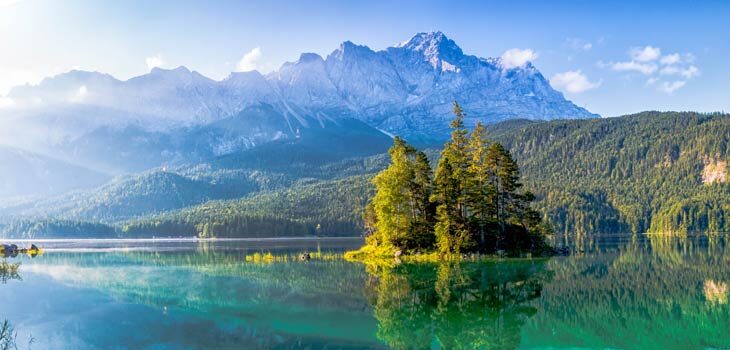 Eibsee in Bayern