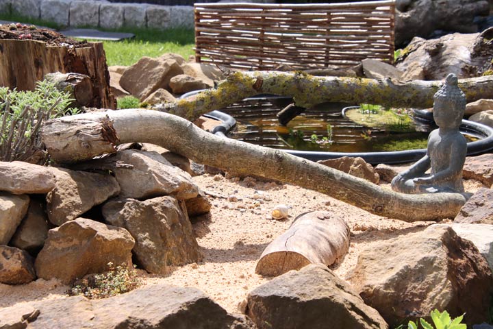 Sandarium im Garten