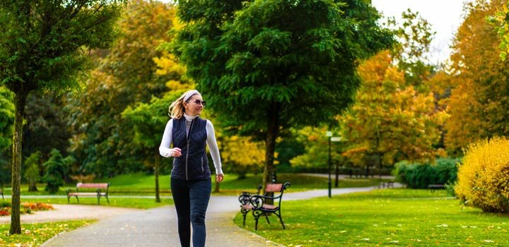 Wie der Spaziergang zum Fitnesstraining wird