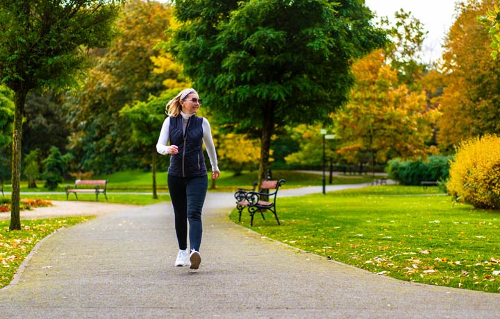 Wie der Spaziergang zum Fitnesstraining wird