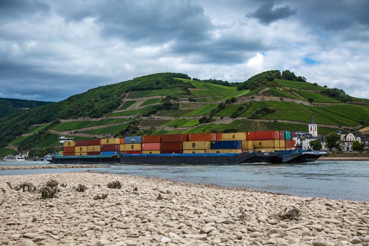 Auswirkungen der Niedrigwasser auf die Wirtschaft